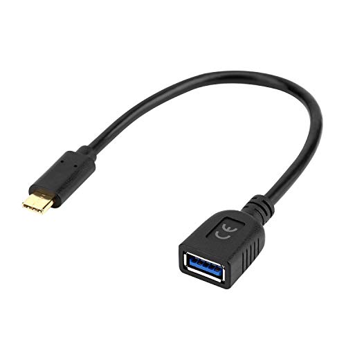 NiTHO Adaptador de USB-A a USB-C, Convierte el Enchufe USB-A en Cable USB-C, Conector de Transferencia de Datos Compatible con Todos los Dispositivos con Puerto USB-C