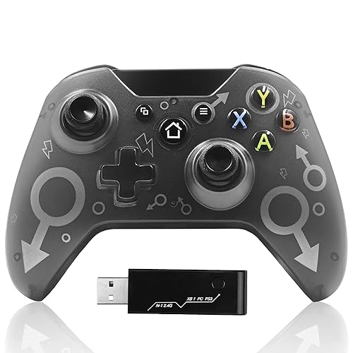 GZW-Shop Mando inalámbrico Xbox One para PC Controller Joystick PS3 Controlador Compatible con Windows 7/8/10/11 (Gray)
