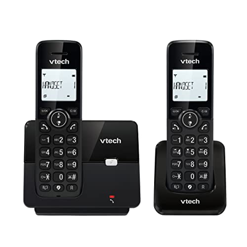 VTech CS2001 Teléfono inalámbrico casa Duo, Teléfono Fijo inalámbrico DECT Fácil de Usar Escucha Extra Fuerte