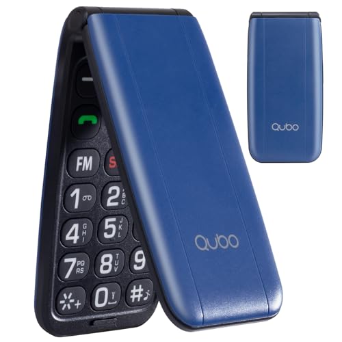 Qubo NEONW-Blue teléfono móvil para Personas Mayores