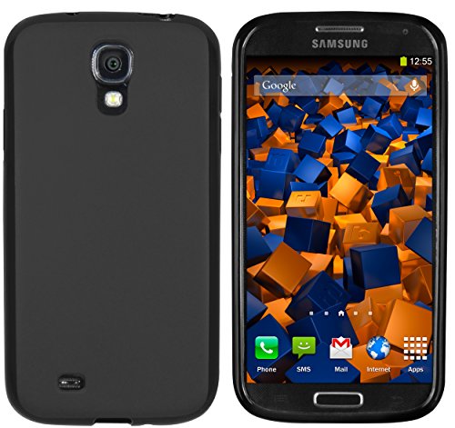 mumbi Funda Compatible con Samsung Galaxy S4 Caja del teléfono móvil, Negro